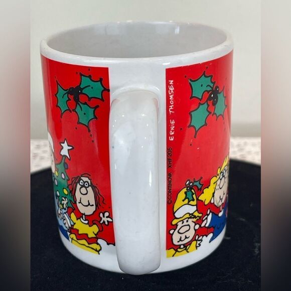 Made in KOREA || Vintage Christmas coffee mug || Mug coffee Christmas || - Picture 3 of 9
